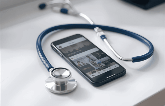 Ανοιχτή εφαρμογή Instagram σε οθόνη smartphone, συμβουλές για social media.